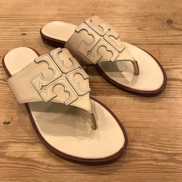 Tory burch jamie full logo sandal Clearance